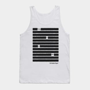 Trump Is An Idiot - Redacted Tank Top